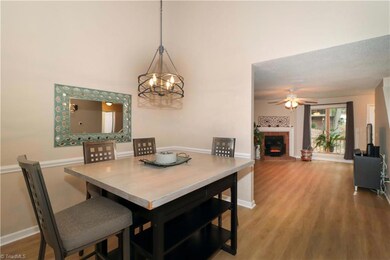 Open floor plan Dining and Living Room