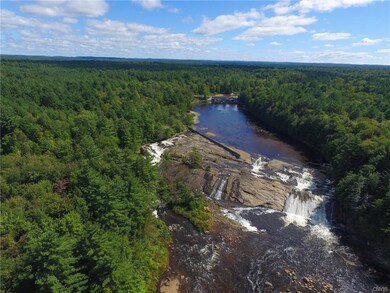 Property just above the falls and on both sides. M