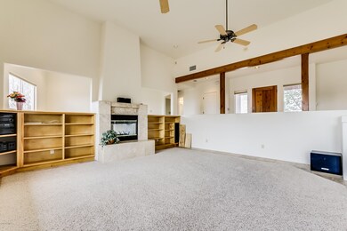 Great room fireplace