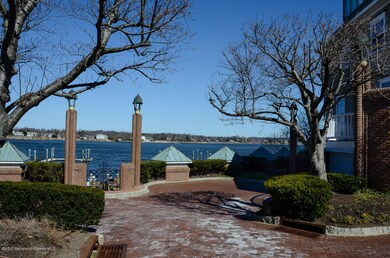 Entrance to the private waterfront