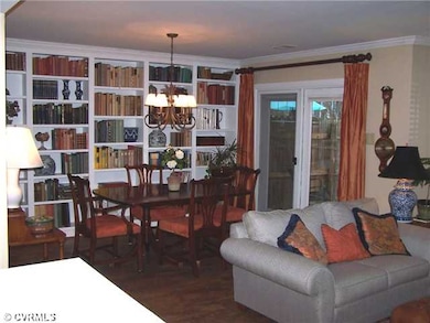 Dining Room - Open to the living room and custom b