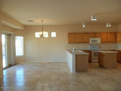 View into dining and kitchen