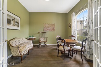 Office with French Doors