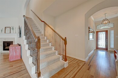 View of the front entry from the family room