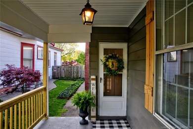 VIEW OF COVERED FRONT PORCH...
