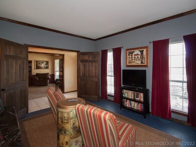 Another view of this multi-functional room.   Note