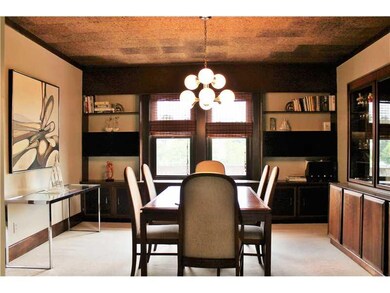 Dining Room. Built-In Storage , Arch Doorways, New