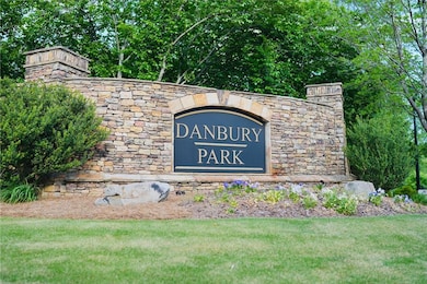 Community sign with a yard
