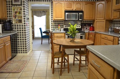 Beautiful new cabinets, tile floor, new counter to