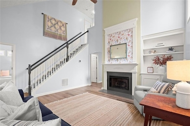 Gas fireplace and Built-Ins