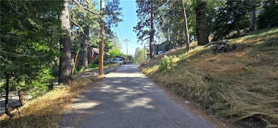 View of street in front of lot - lot is upslope