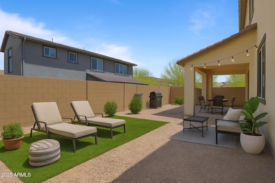 Suburban Backyard Retreat on a Sunny Day