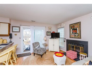 Den or dining space.  Wood Burning fireplace