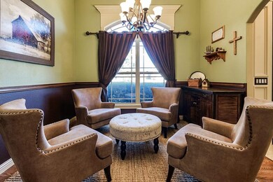 Formal Dining with arched entries from living spac