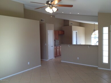 Looking into kitchen