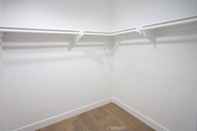 Spacious walk-in closet.