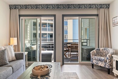 Custom cornice board with brand new sliders leading to your balcony with amazing views of the ocean.