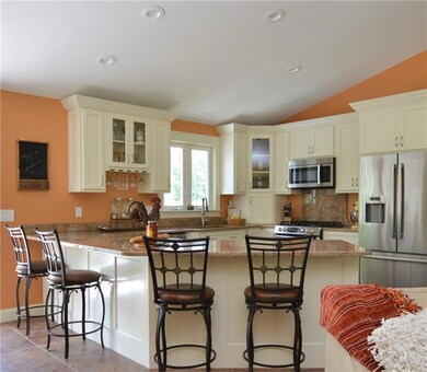 Gorgeous custom cabinets in the...