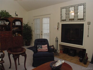 Great room with French doors to deck.