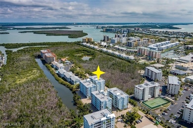 Bird's eye view featuring a water view and a view