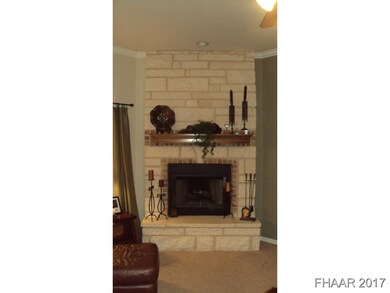 Beautiful rock fireplace