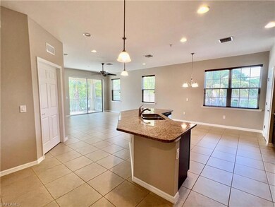 Open concept: Family room + Kitchen
