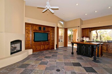Hand-crafted cabinetry & big screen TV