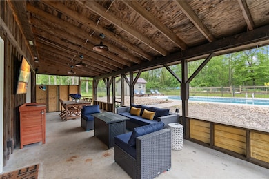 The ENCLOSED THREE SEASONS ROOM- look out on the I