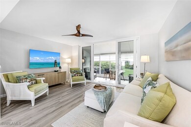 Bright open space with light luxury vinyl flooring
