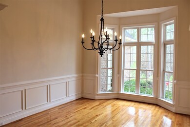 Open dining room