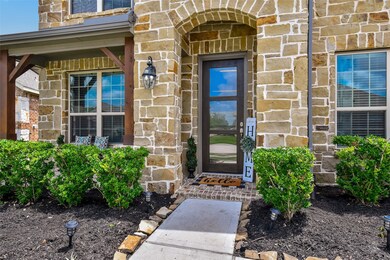 Brand new entry door and cute porch.
