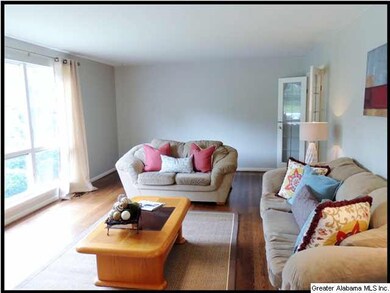 Hardwood floors throughout most of the home