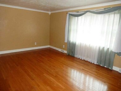 Living Room. Hardwood floors in the large living r