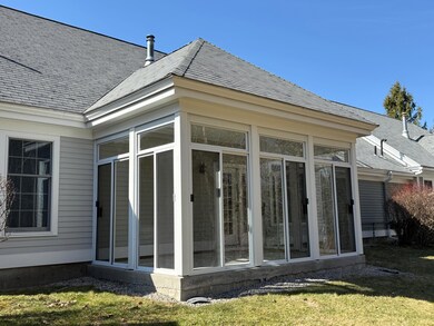 Offers a sunroom on the back