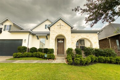 Stone and Stucco on front elevation.