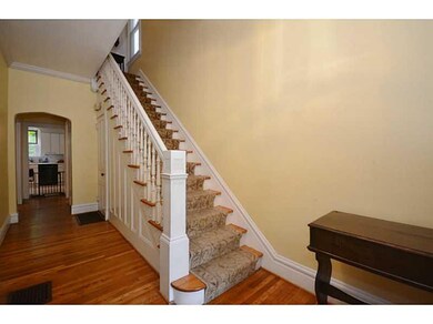 Entry/Foyer. Beautiful Wood Paneling, Railing, New