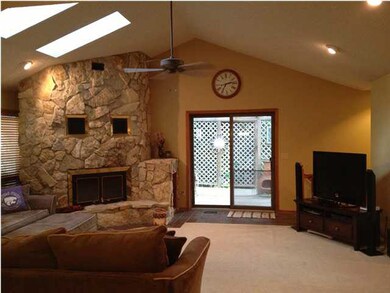 Living Room, vaulted ceilings
