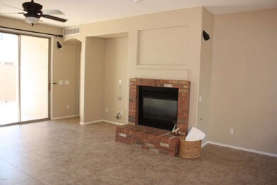 Cozy Red Brick Fireplace