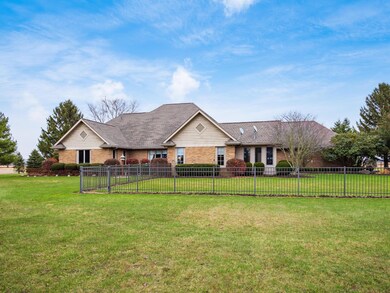 Beautiful ranch home front view