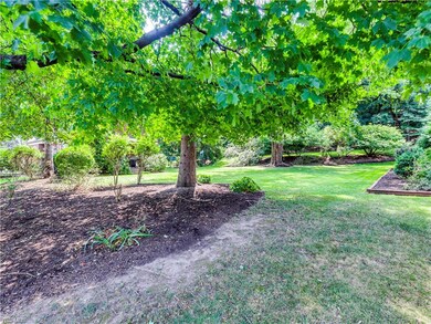 Beautiful landscaped backyard
