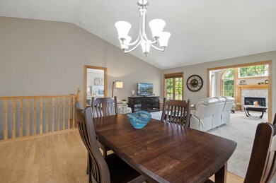 Dining Room Overlooking Living Room
