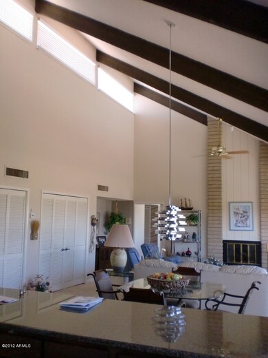 Vaulted ceilings and clerestory windows