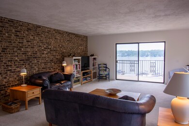 Living Room to Patio Lake View