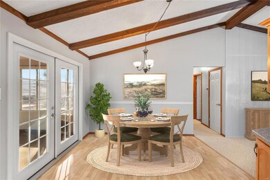 Virtually Staged Dining Area