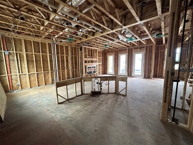 Open kitchen and great room - still under construc