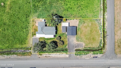 Aerial view of lot