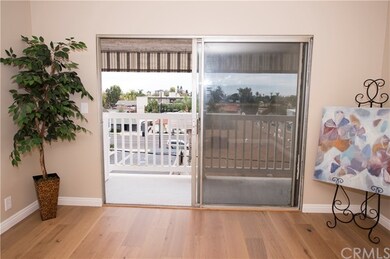 Balcony off of the living room.