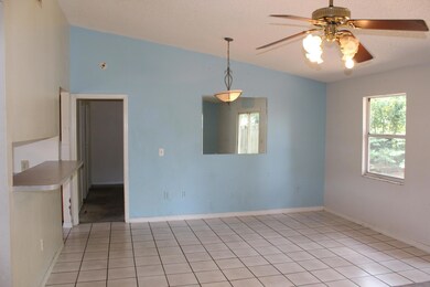 Vaulted ceilings with Open floor plan