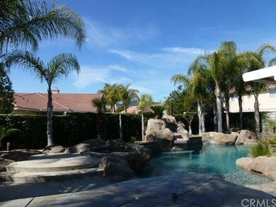 Pool with Water Feature to Left