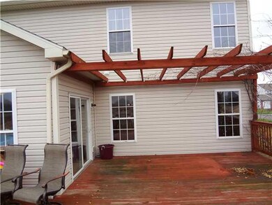 Exterior Back A portion of the deck